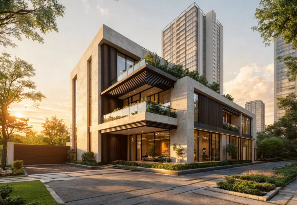 Spacious Home For Sale building sunset